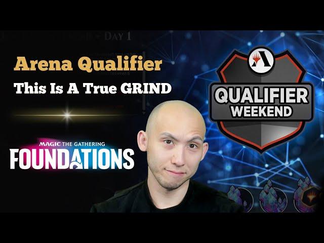 This Is A True GRIND | Arena Qualifier | MTG Foundations Sealed | MTG Arena