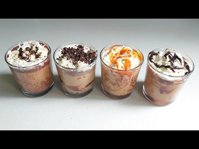 4 Refreshing Cold Coffee || Cold Coffee Recipe || No Ice Cream No Machine Cold Coffee