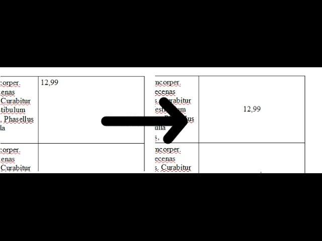 how to vertical align text in table cell ? OpenOffice