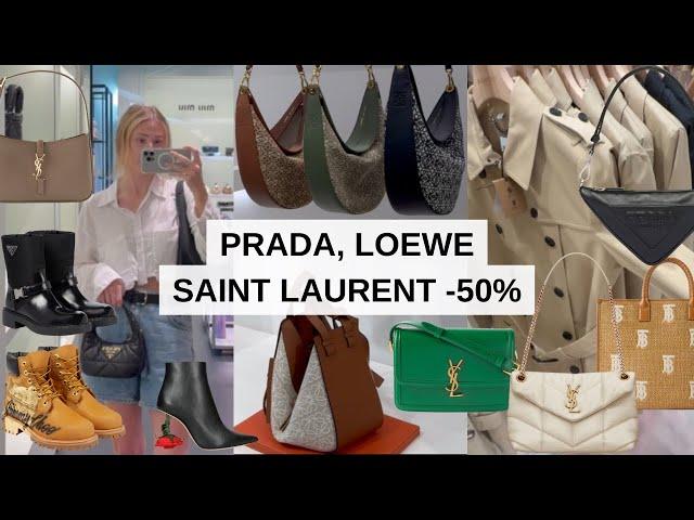 PRADA, SAINT LAURENT, LOEWE, BURBERRY AND MORE OUTLET SHOPPONG VLOG WITH PRICES | Laine’s Reviews