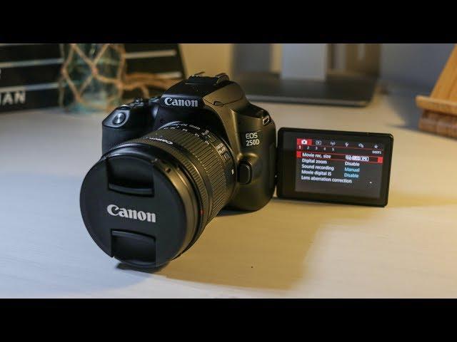 Canon 250d (SL3) Tutorial - Best DSLR Camera Video Settings