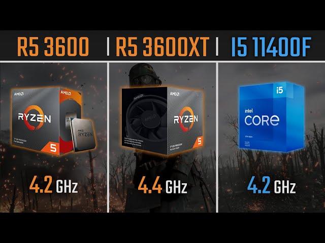 Ryzen 5 3600 vs Ryzen 5 3600XT vs I5 11400F | 1080P, 1440P and 4K Benchmarks