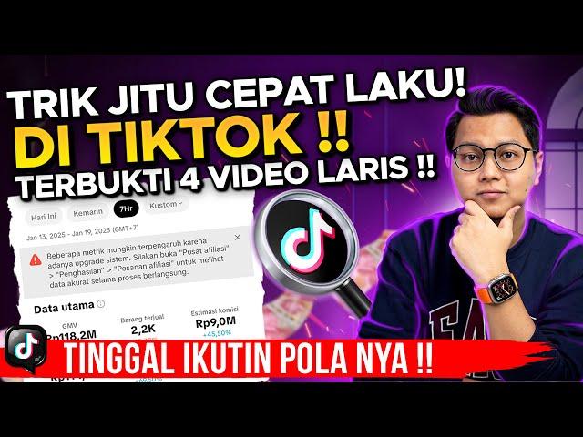 TRIK JITU CEPAT LAKU DI TIKTOK AFILIATE,  CARA MENGHASILKAN UANG DARI TIKTOK DARI HP AJA !