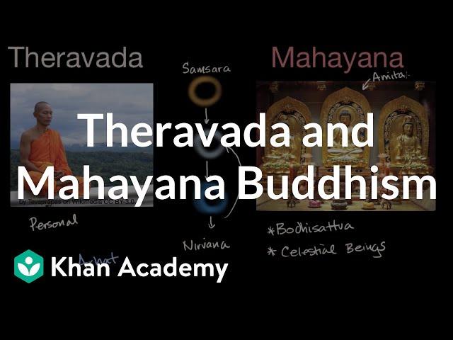 Theravada and Mahayana Buddhism | World History | Khan Academy