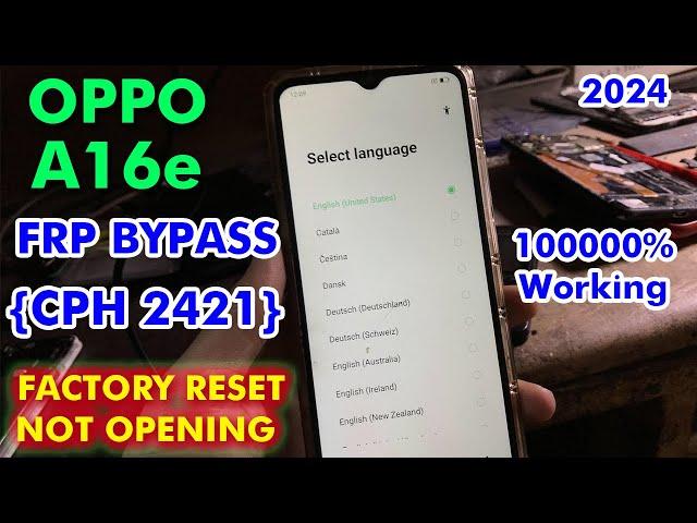 Oppo A16e Frp Bypass Android 11 2024 | Cph 2421 Frp Bypass Reset Not Working | Unisoft Pk