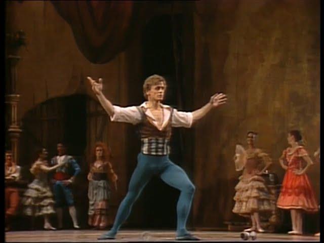 Mikhail Baryshnikov in the ballet by L. Minkus "Don Quixote". 1984.