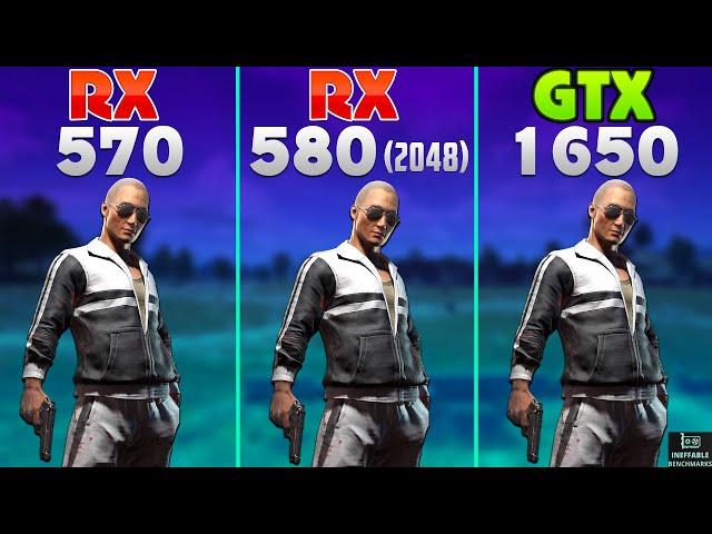 RX 570 vs RX 580 2048SP vs GTX 1650: Gaming Test Comparision in 2023