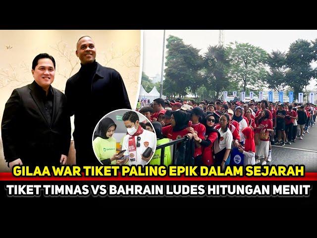 BIKIN BAHRAIN KETAR-KETIR! Hanya butuh 5 menit tiket Timnas VS Bahrain ludes~Suporter Garuda gila