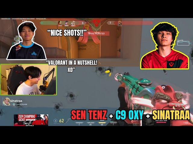 Tenz and C9 Oxy meet Sinatraa in ranked!!