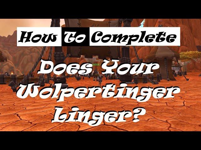 How To Complete: Does Your Wolpertinger Linger? Achievement