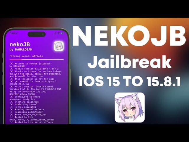 How to install NekoJB jailbreak tutorial | IOS 15 to 15.8.1| Full short guide| V-lix