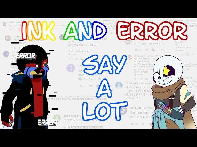 Ink And Error Say A Lot!