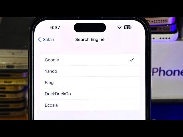 How To Change the Default Search Engine on iPhone (Safari)