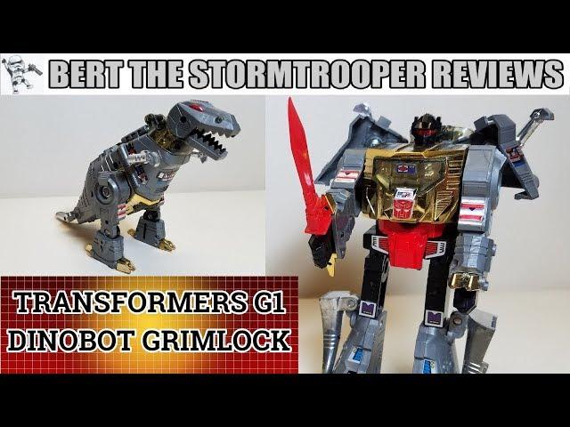 Transformers Generation 1 Grimlock Review! Bert the Stormtrooper Reviews!