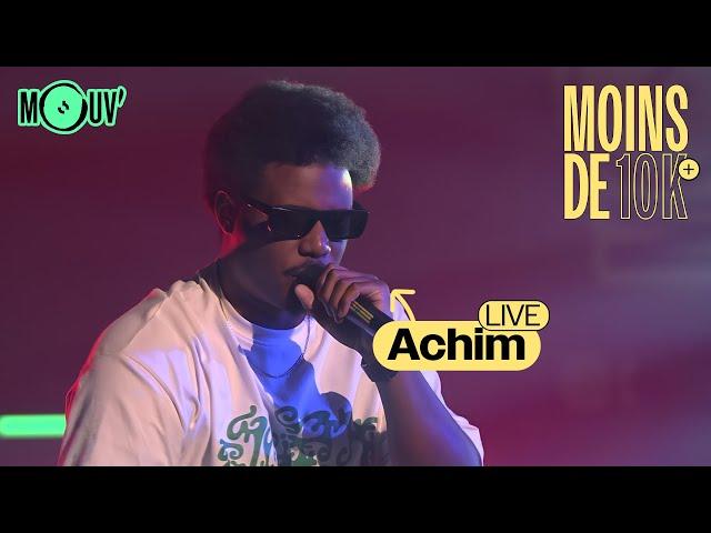 Achim retourne le Studio 104 en session live dans Moins de 10k !