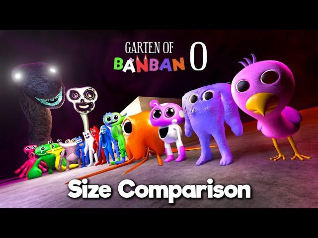 All character comparison Garten of Banban 0