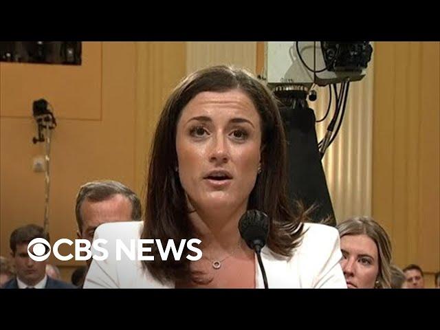 Cassidy Hutchinson testifies about Trump’s behavior on Jan. 6