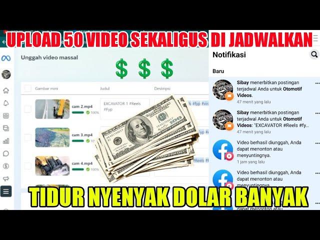 How to Mass Upload Videos to Fanpage and Schedule || Sleep Well Dollar Many