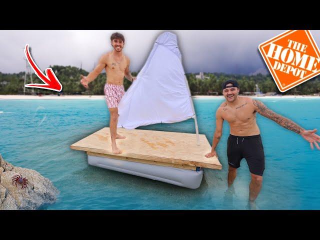 Building HomeDepot MINI SailBoat with the Boys to set sail into the SUNSET (budget challenge)