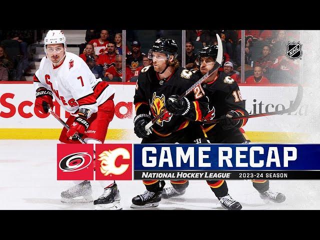 Hurricanes @ Flames 12/7 | NHL highlights 2023