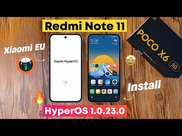 Redmi Note 11/NFC - HyperOS 1.0.23.0 Xiaomi EU (Install)