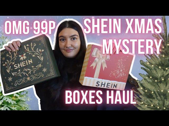 SHEIN 2024 XMAS GIFT UNBOXING - MYSTERY BOXES FOR 99P