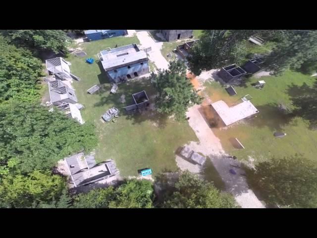 Aerial Drone footage Ballahack Airsoft Field