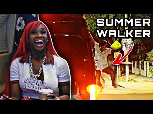 Sexyy Red pranks Summer Walker with "driverless" car 