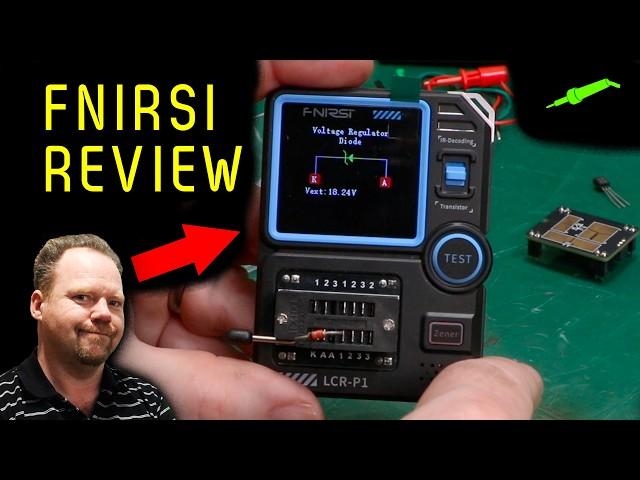  FNIRSI LCR-P1 Component Tester Review - No.1279