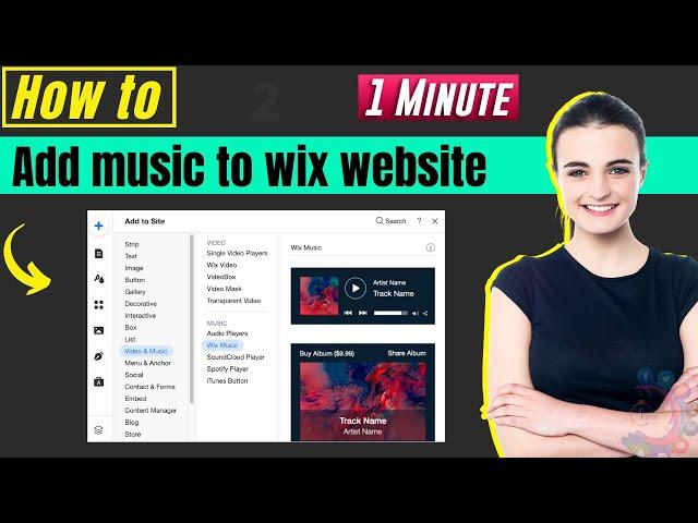 How to add music to wix website 2024