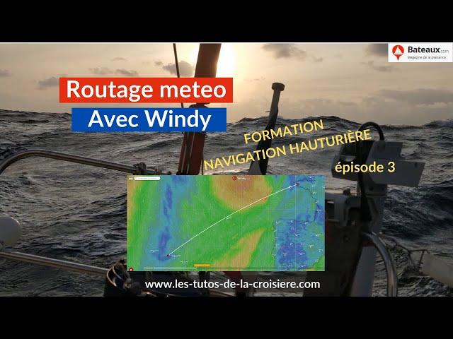 Routage météo avec Windy