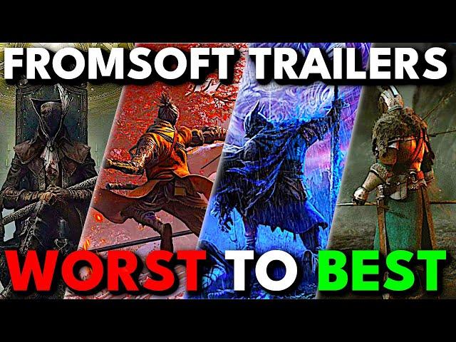 Every FromSoftware Reveal Trailer RANKED Worst to Best