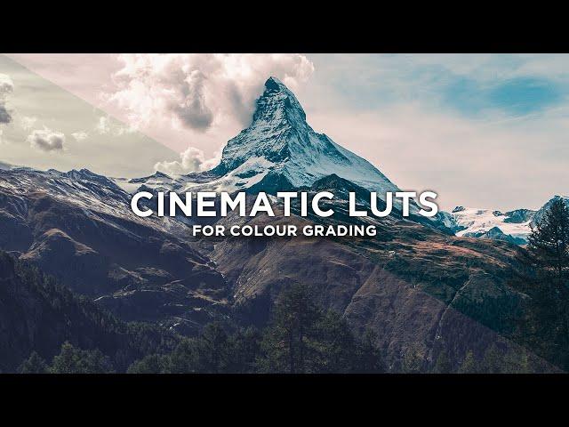 Free Cinematic LUTs for Colour Grading | 2023 || Da Vinci, Premiere Pro, FCPX Grading!   