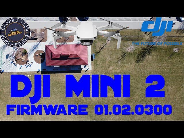 DJI Mini 2 Firmware Update 01.02.0300  -   It's a good one!