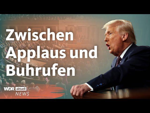 Donald Trump vor dem US-Kongress: Was seine Rede für die Ukraine bedeutet | WDR Aktuelle Stunde