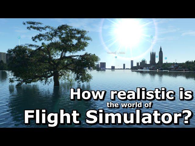 Flight Simulator - How Realistic is the Base Game's World?