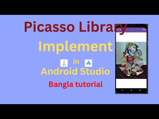 How to Implement Picasso Library in Android Studio Bangla Tutorial #EduTechBD01