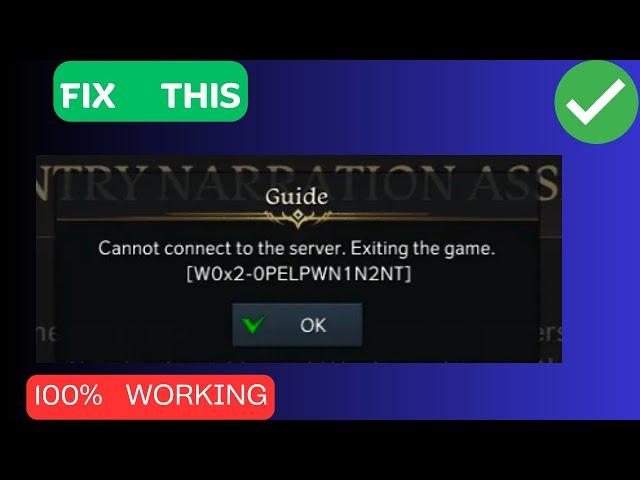 How to Fix “Cannot connect to the server” in Lost Ark