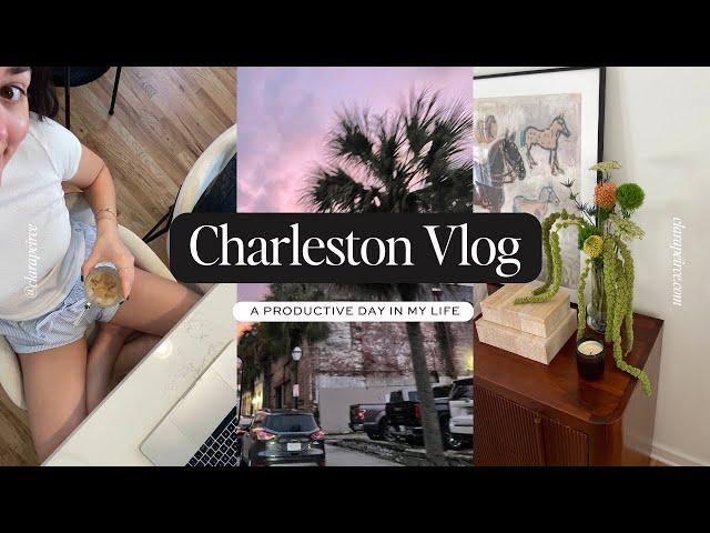 CHARLESTON VLOG: A Productive Day In My Life, Weekly Florals, & New Fav Salad Recipe