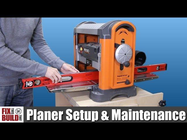 How to Use a Planer - Setup & Maintenance