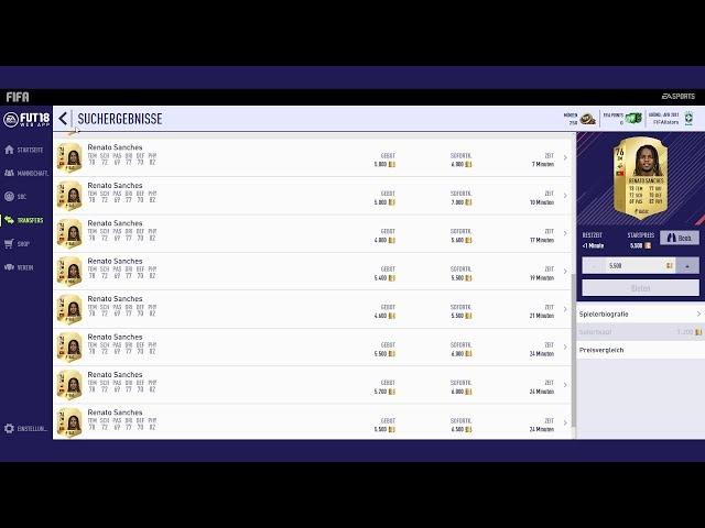 FIFA 18 Trading: Wann soll man gute Spieler verkaufen? | Web App Ultimate Team Fifa 18 Deutsch