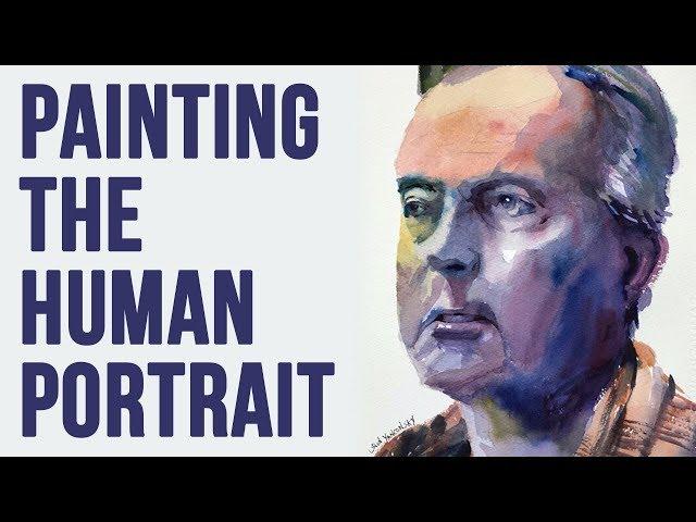 Portrait Painting in Watercolor | First Layer Demo, Tips & Tricks (Joseph Zbukvic)