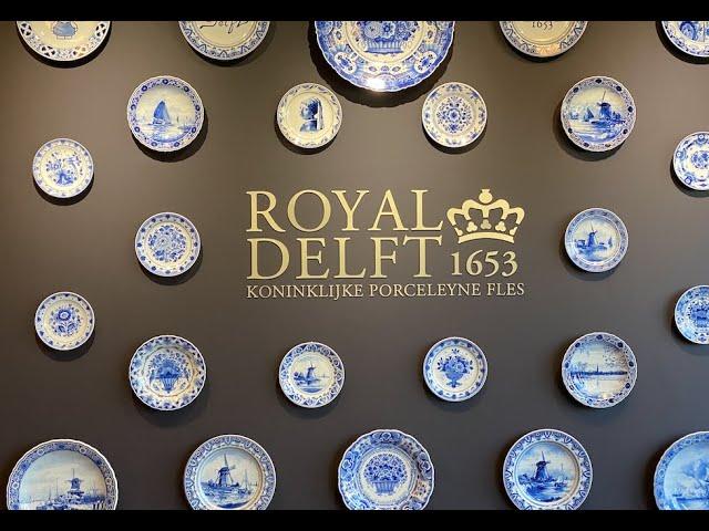 Make YOUR OWN Royal Delft Blue PLATE at the Delft Porcelain Factory - a UNIQUE Dutch EXPERIENCE.