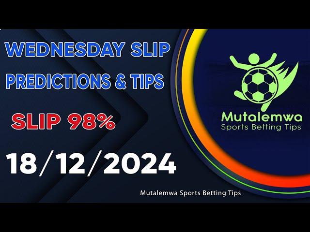 FOOTBALL PREDICTIONS TODAY 18/12/2024 PREDICTIONS TODAY | BETTING TIPS ,#betting@sports betting tips