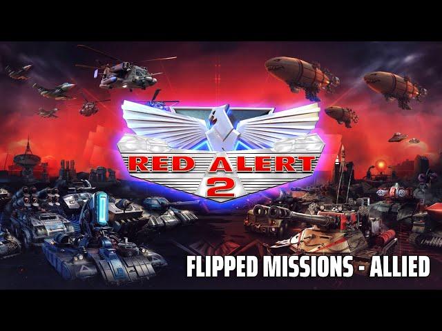 Command and Conquer Red Alert 2 | Flipped Missions Complete Allied Playthrough | (Hard)