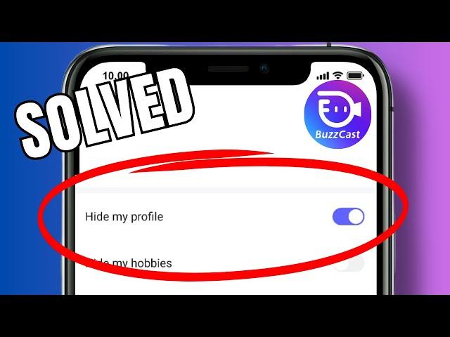 How to make your profile private on BuzzCast