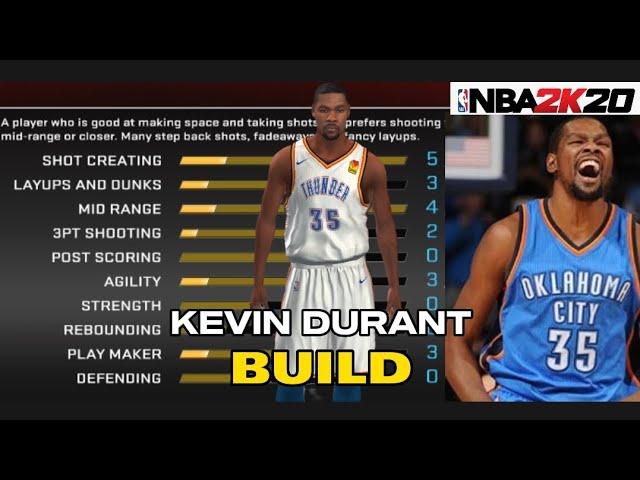 MyCareer Prime Kevin Durant Build NBA 2K20 Mobile