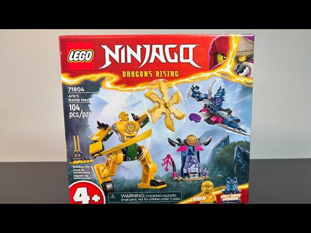 Arin’s Battle Mech review!! Lego Ninjago set 71804 review!