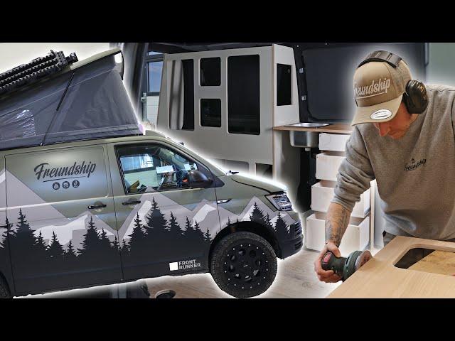 Möbel bauen im VW T6 Adventure Van! Küche und jede Menge Stauraum!