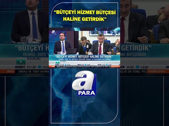 Cumhurbaşkanı Yardımcısı Cevdet Yılmaz: 2025 Yılı Bütçesi, İstikrar, İhraacat Ve Kalkınma Bütçesidir